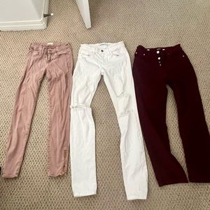 Lot of jeans size 25